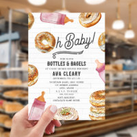 Oh Bébé Bouteilles & Bagels Baby shower rose Brunc