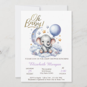 Invitation Oh Bébé Ourson Bébé Douche  