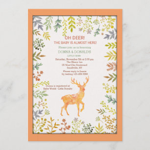 Invitation Oh Deer