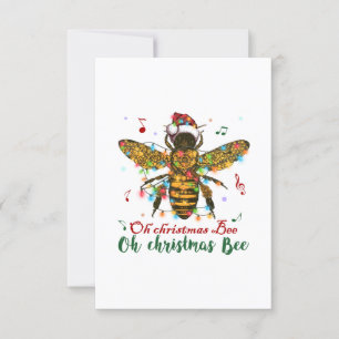 Invitation Oh Joyeux Noël Cadeaux Abeille
