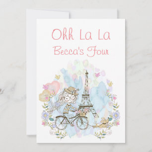 Invitation Oh La La Parisienne