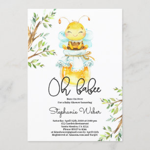 Invitation Oh mon Baby shower