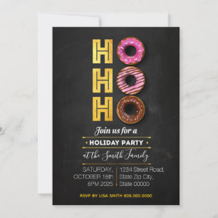 Invitation Oh ! Oh ! Oh ! Fête des beignets