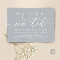 Oh oui, nous l'avons fait, Dîner romantique de mar