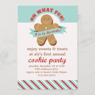 Invitation Oh Quel Amusant ! - Cookie Exchange Party