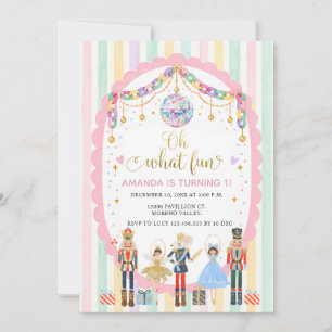 Invitation Oh Quelle Amusement Casse-Noisette Premier Anniver