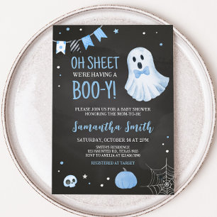 Invitation Oh Sheet Nous avons un Baby shower Boo-y