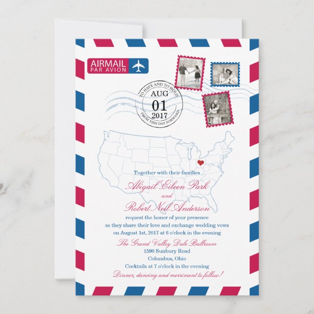 Invitation Ohio | MARIAGE (Devant)