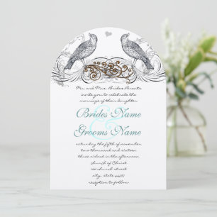 Invitation Oiseaux vintages que vous choisissez Accent Faire-