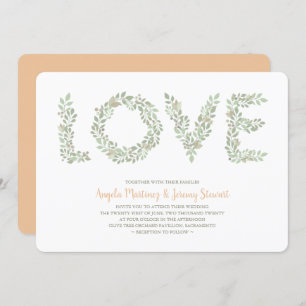 Invitation Olive Branches LOVE Collection