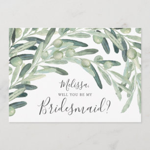 Invitation Olive Seras-Tu Ma Femme D'Accueil