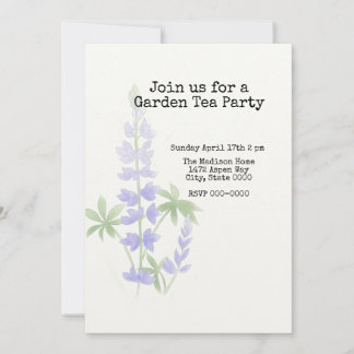Invitation Ombre de lupin