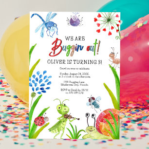Invitation On fout le camp Fête d'anniversaire