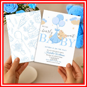 Invitation On Peut Attendre avec Impatience la Baby Shower du