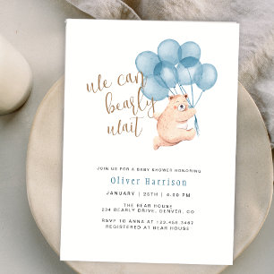 Invitation On Peut Attendre De Mignons Baby showers Bolos Our