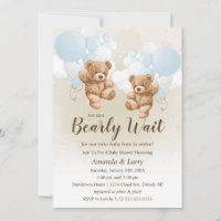 On peut attendre le Baby shower des jumeaux garçon