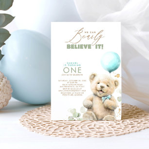 Invitation On peut facilement le croire - Teddy Bear 1er anni