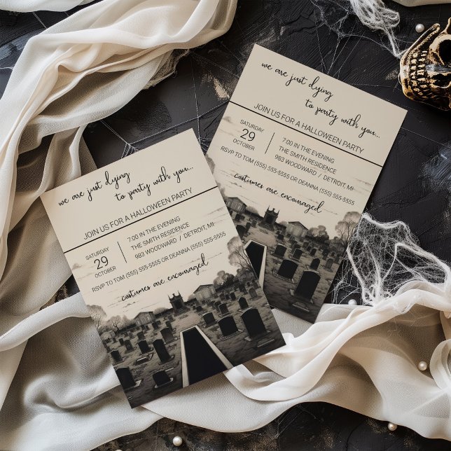 Invitation On S'amuse à Mourir à la Fête d'Halloween avec Vou (Créateur téléchargé)