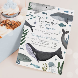 Invitation One der the Sea Whale 1er anniversaire