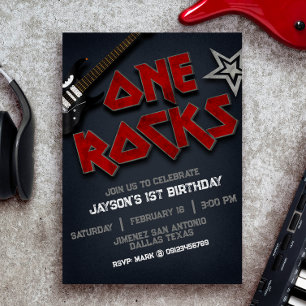 Invitation One Rocks - 1er anniversaire