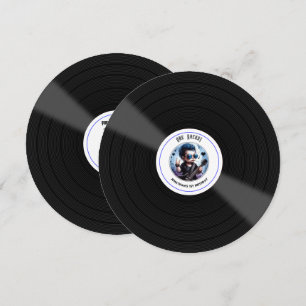 Invitation "One Rocks!" Disque Vinyle Rock Star 1er Anniversa