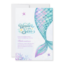 Oneder la Sirène de la Mer Aquarelle 1er Anniversa
