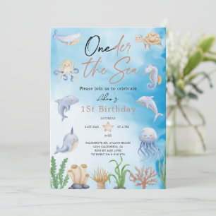 Invitation ONEder the Sea Under the Sea 1er Anniversaire