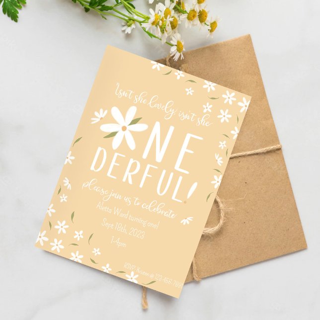 Invitation Onederday First (Créateur téléchargé)