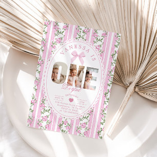 Invitation Onederful Love Shack 1st Birthday Photo collage