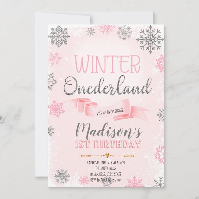 INVITATION ONEDERLAND HIVER (Devant)