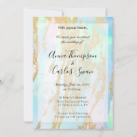 Opal Gemstone élégant moderne avec détails or