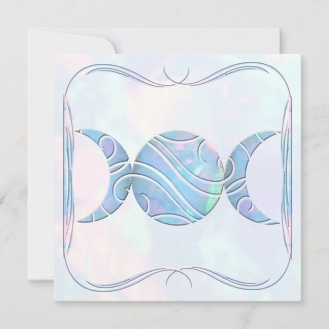 Invitation Opale triple de lune (Devant)