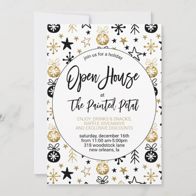 Invitation Open House (Devant)