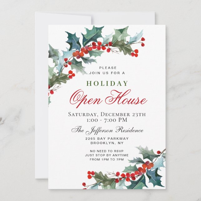 INVITATION OPEN HOUSE (Devant)