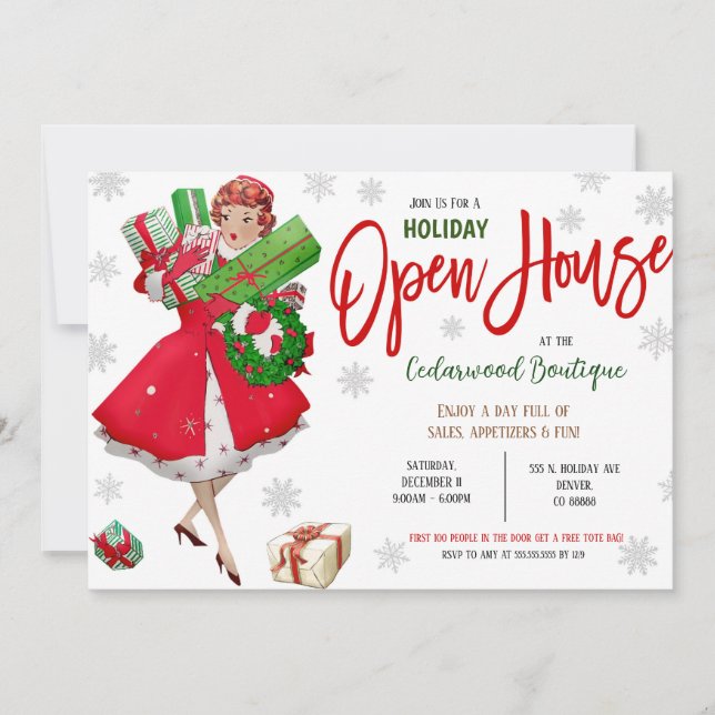 Invitation Open House (Devant)