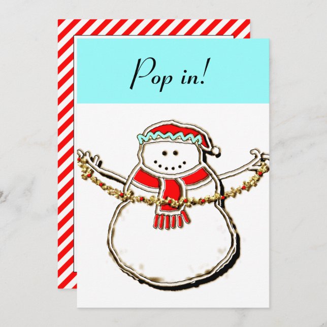 Invitation Open House (Devant / Derrière)