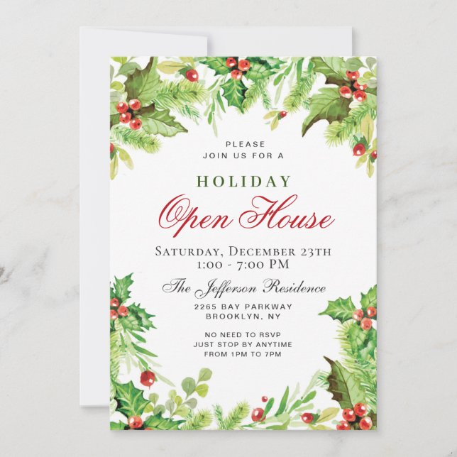 INVITATION OPEN HOUSE (Devant)