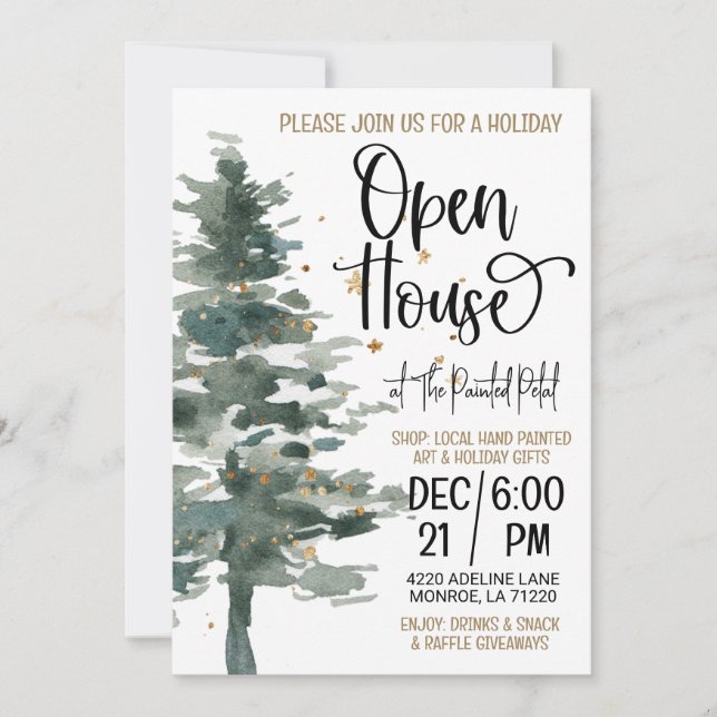 Invitation Open House (Devant)