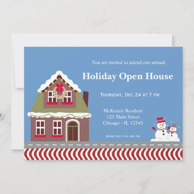 Invitation Open House (Devant)