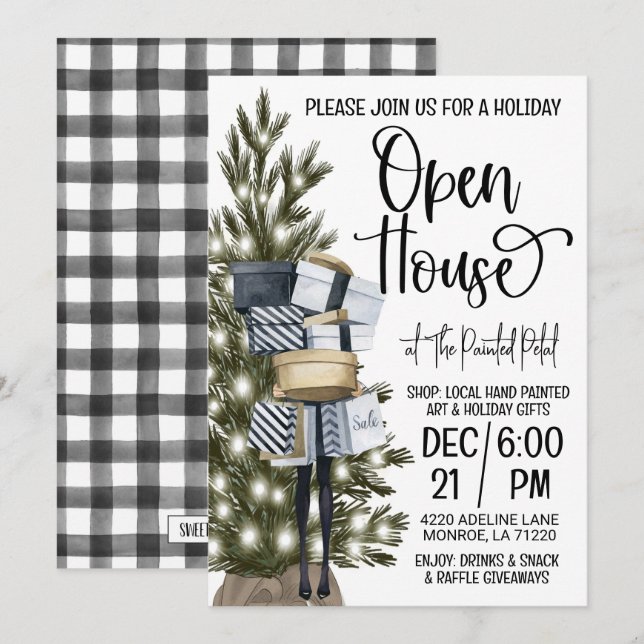 Invitation Open House (Devant / Derrière)