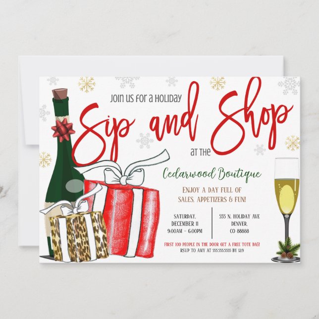 Invitation Open House (Devant)