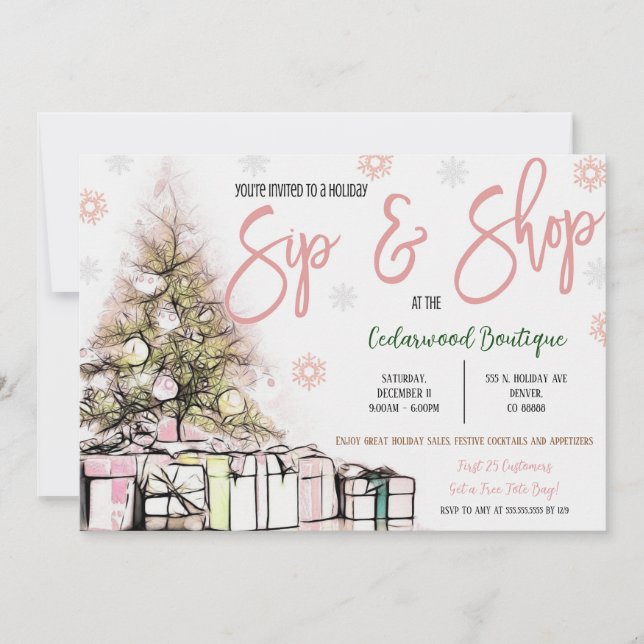 Invitation Open House (Devant)