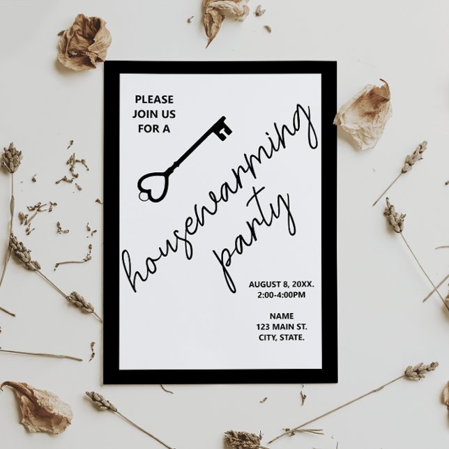 Invitation Open House de Black House (Créateur téléchargé)