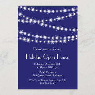 Invitation Open House de Twinkle Lights (indigo)