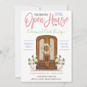 Invitation Open House Spring