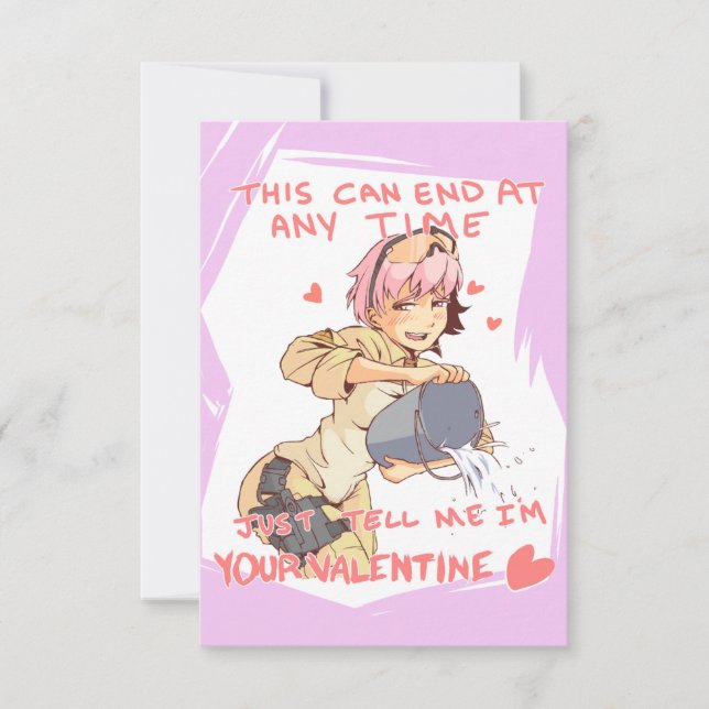 Invitation Opérateur Yandere Valentine 3 (Devant)