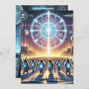 Invitation Opération : Waddle Woke - Classique Penguin Resist