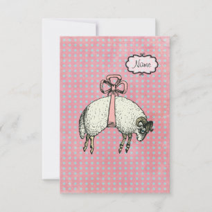 Invitation OPTIONS DE DESIGNER DE Moutons Broussailleux ~ Inv