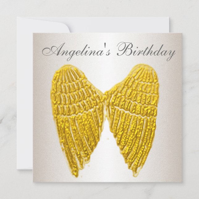 Invitation Or Ailes dorées (Devant)