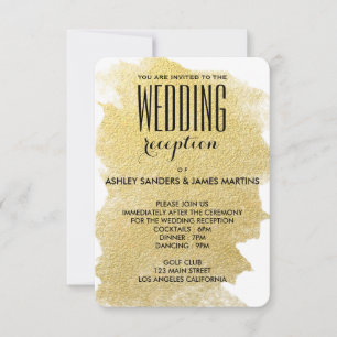 INVITATION OR MODERNE DE FAUX